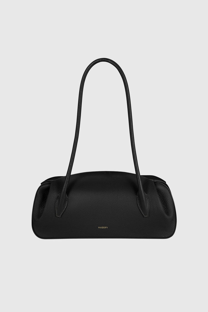 YUZEFI Oyster Shoulder Bag Black - Dale