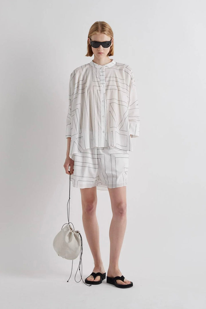 Shirt Offwhite/Nero Ricam