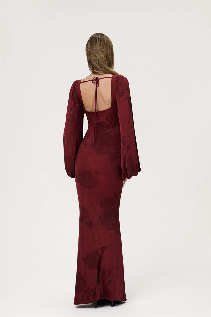 Rennes Maxi Dress Burnt Sienna
