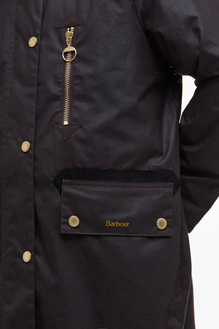 BARBOUR Barbour Evette Wax Jacket Rustic - Dale