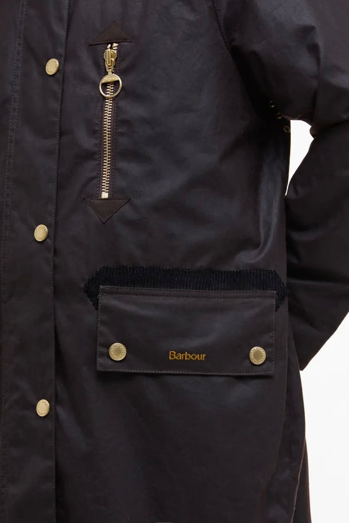 BARBOUR Barbour Evette Wax Jacket Rustic - Dale
