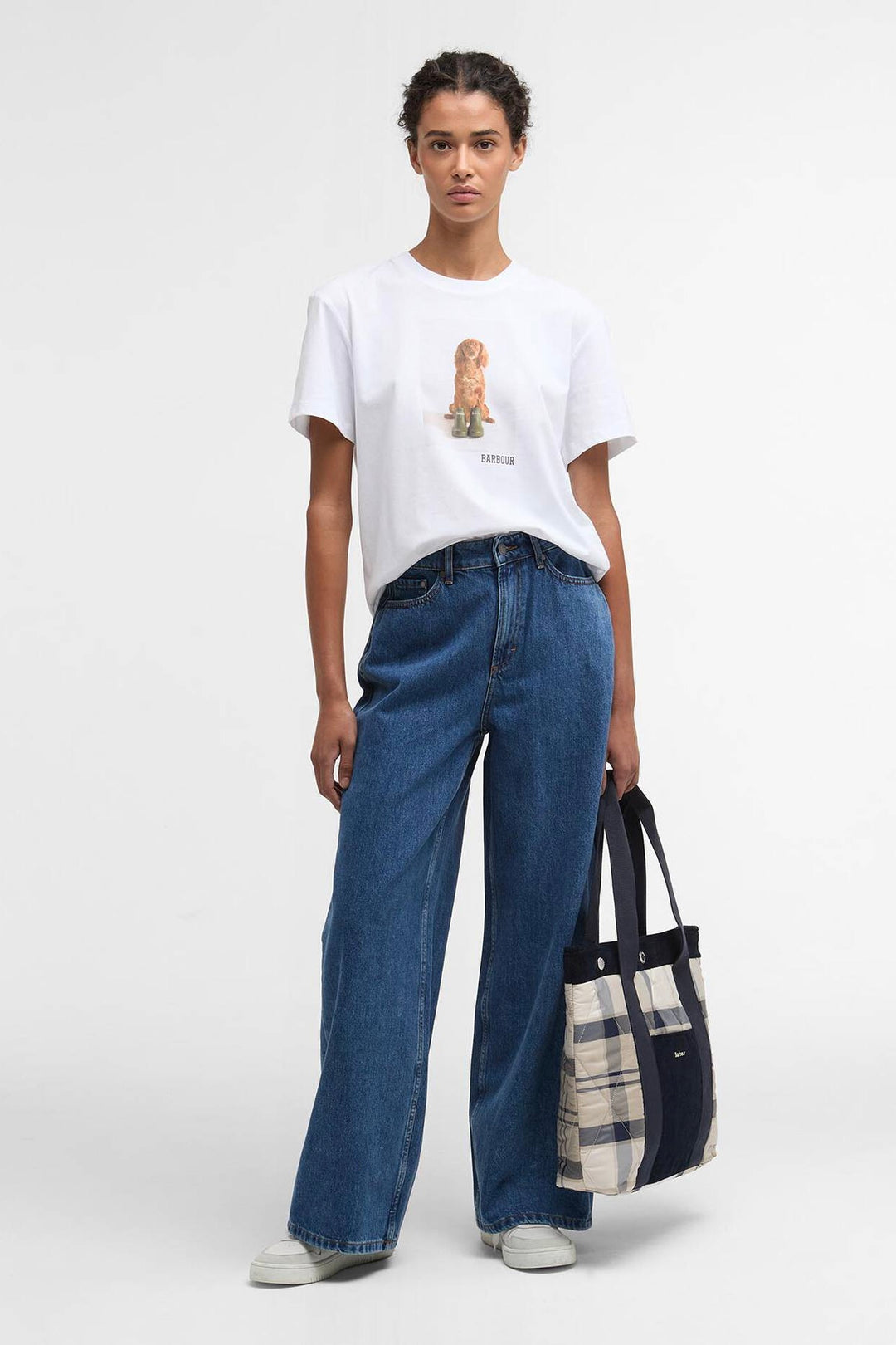 BARBOUR Bedale Graphic T-Shirt White - Dale