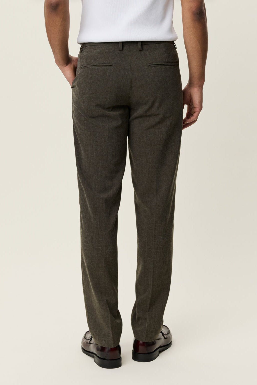 Como Reg Suit Pants Olive Night