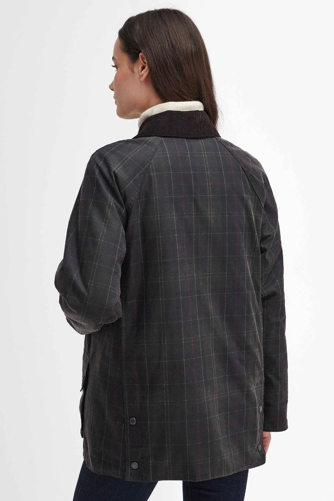 Tartan Ashby Waxed Jacket Dark Classic