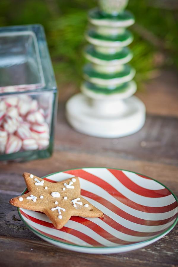 Jolly Plate Red Stripe