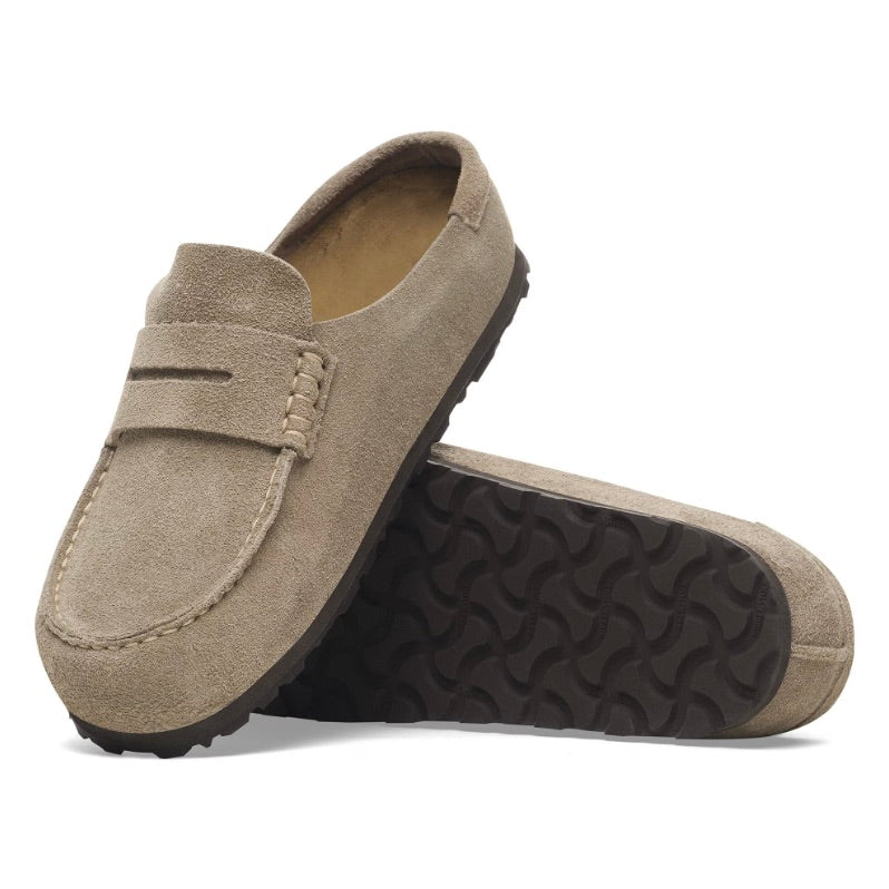 BIRKENSTOCK Naples Wrapped Suede Leather Taupe Herre - Dale