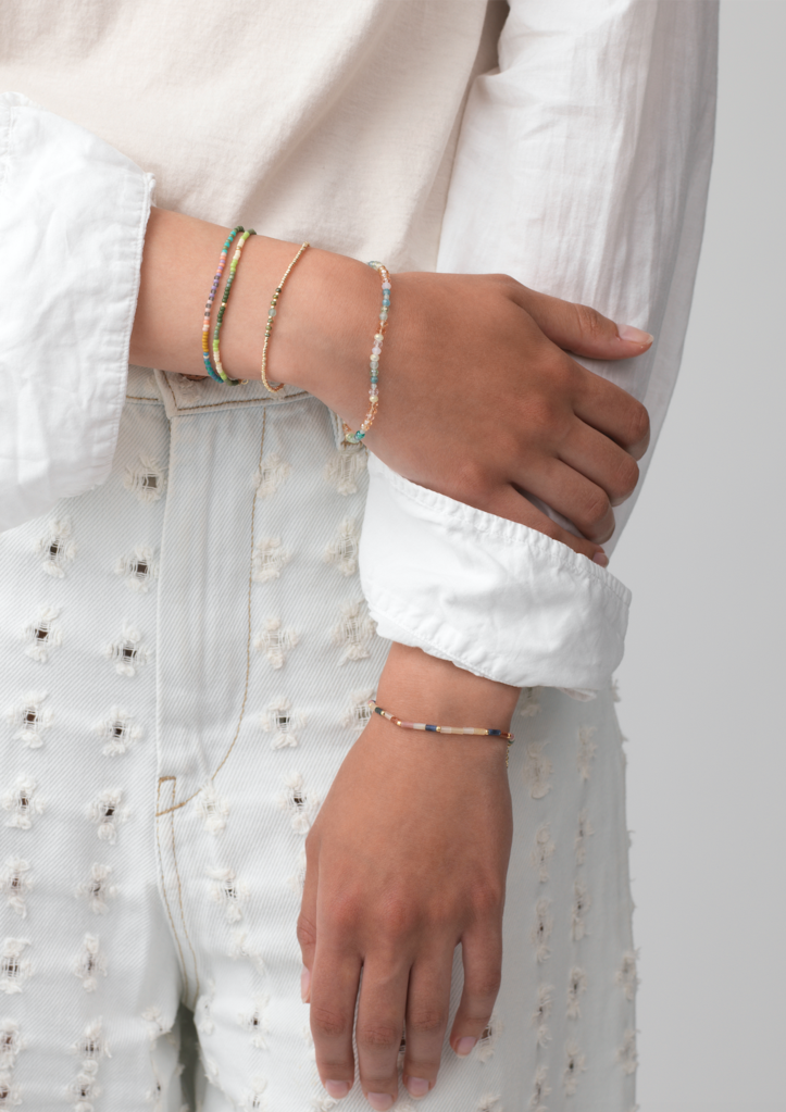 ANNI LU BEAD & GEAM BRACELET SEA GREEN - Dale