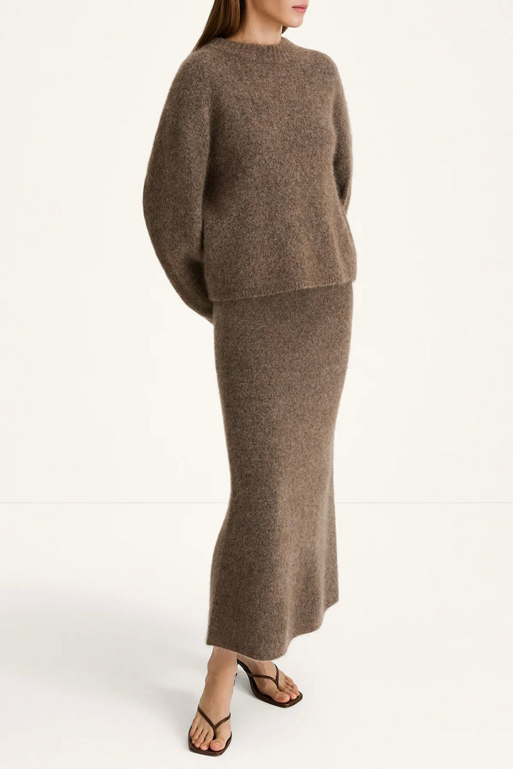 Niclas Short Sweater Brown