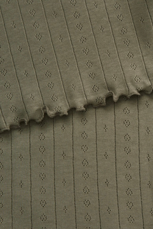 Edie Cap Sleeve Tee Olive