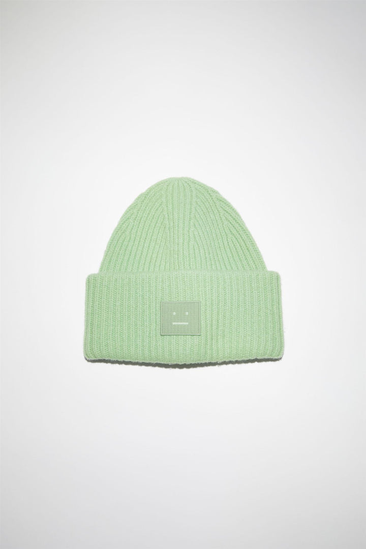 Ribbed Beanie Hat - Spring Green