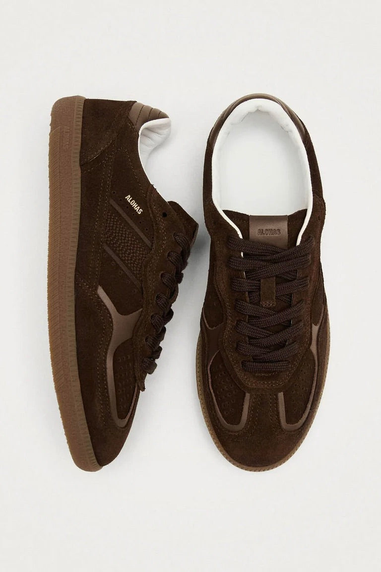 Tb.490 Rife Chocolate Brown Leather Sneakers