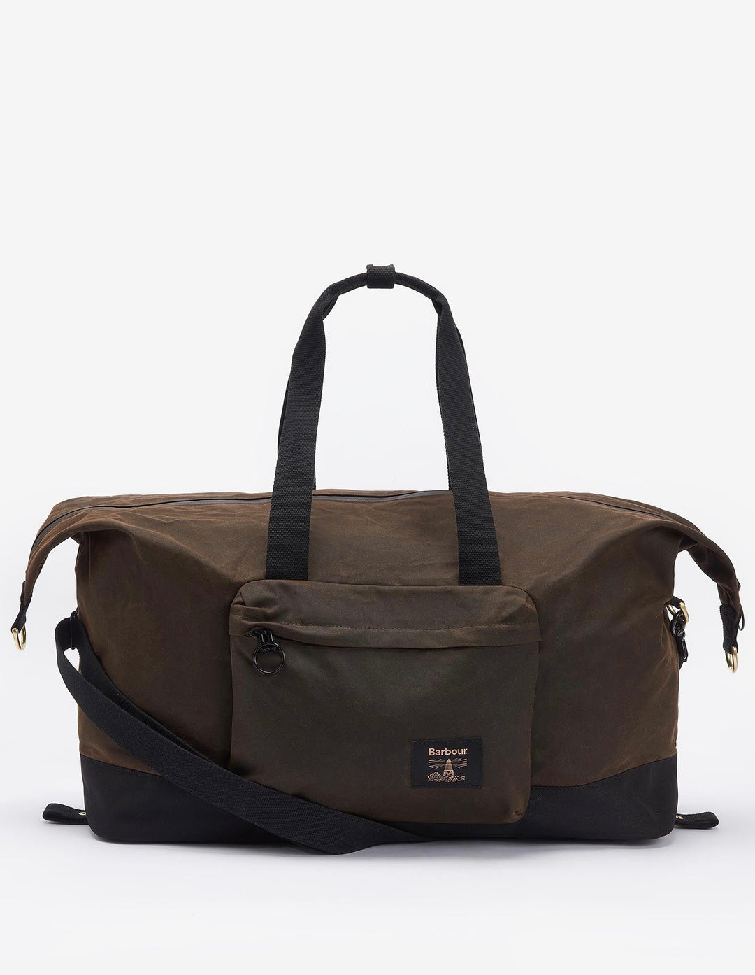 Field Waxed Holdall Olive/Black