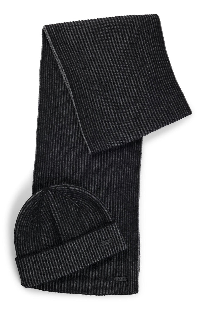 Ercole Scarf Set Black