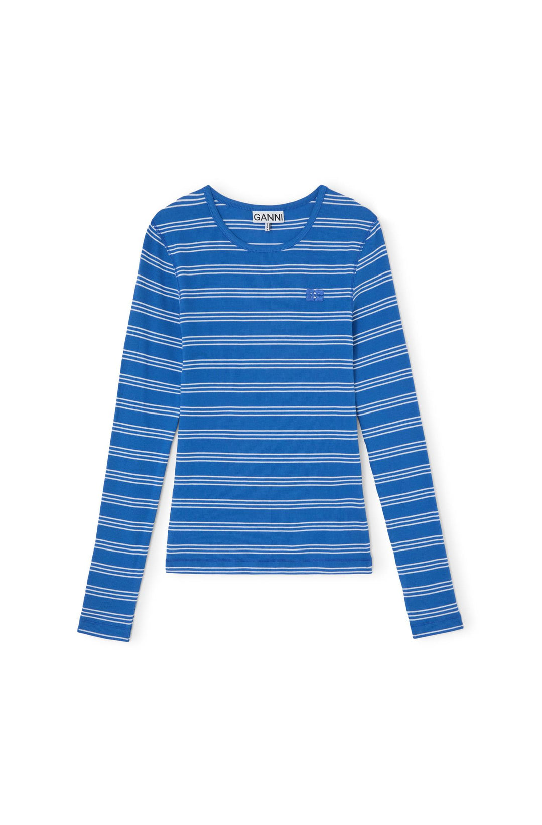 Soft Cotton Rib Stripe Long Sleeve
