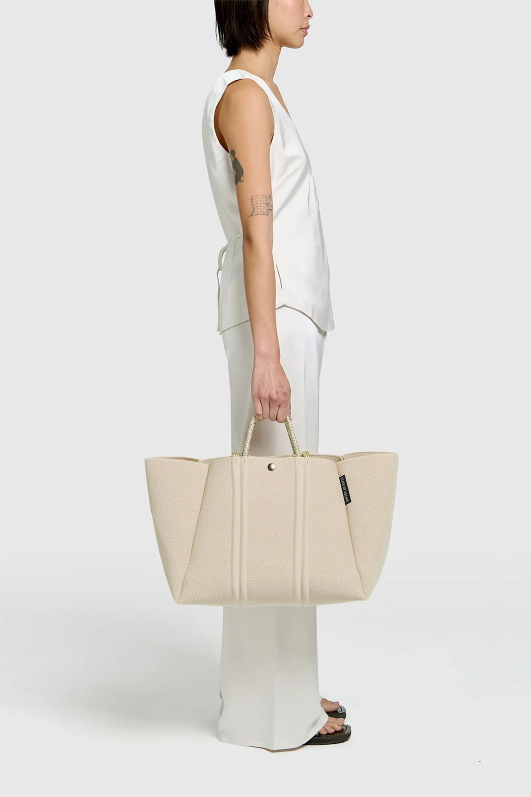 Meridian Large Tote Crema