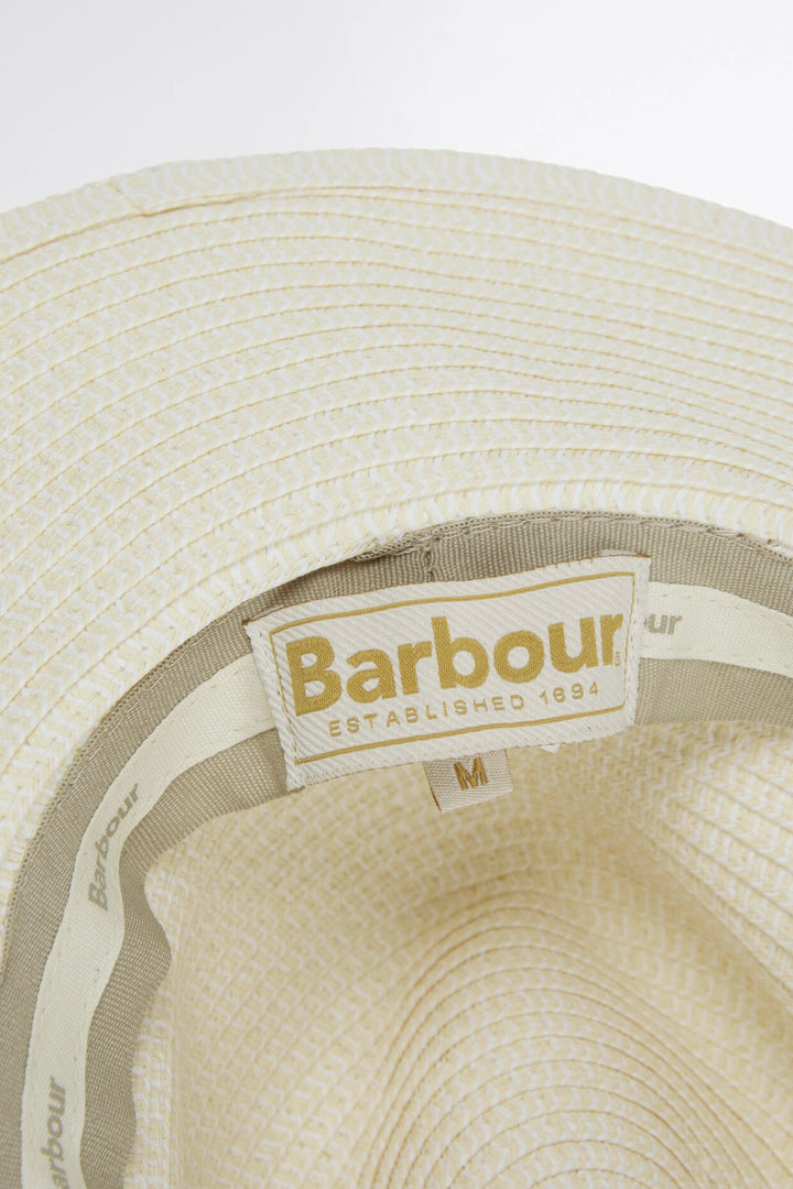 BARBOUR Evelyn Trilby Hat Ecru - Dale