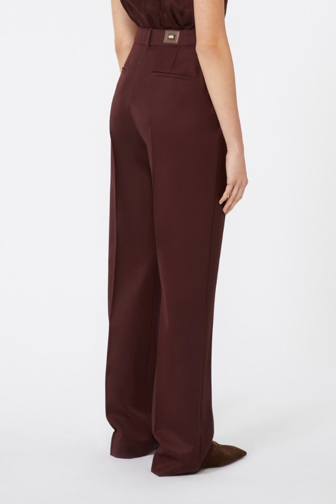 MAX MARA Cannes Gabardine Wool Trouser - Dale
