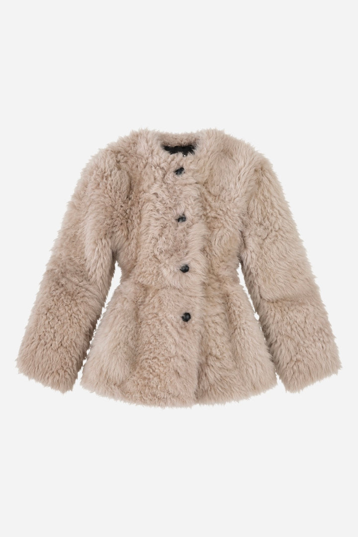 Freya Shearling Jacket Cream