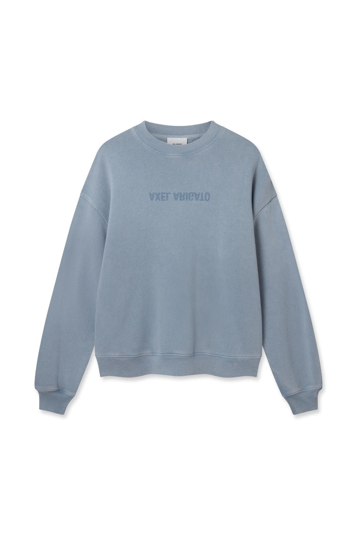 Distort Washed Sweatshirt Steel Blue