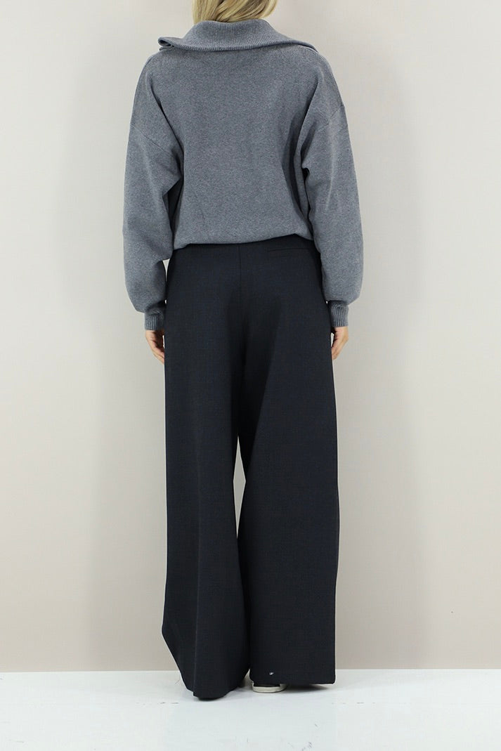 Maglia Grigio Long Sleeve Sweater