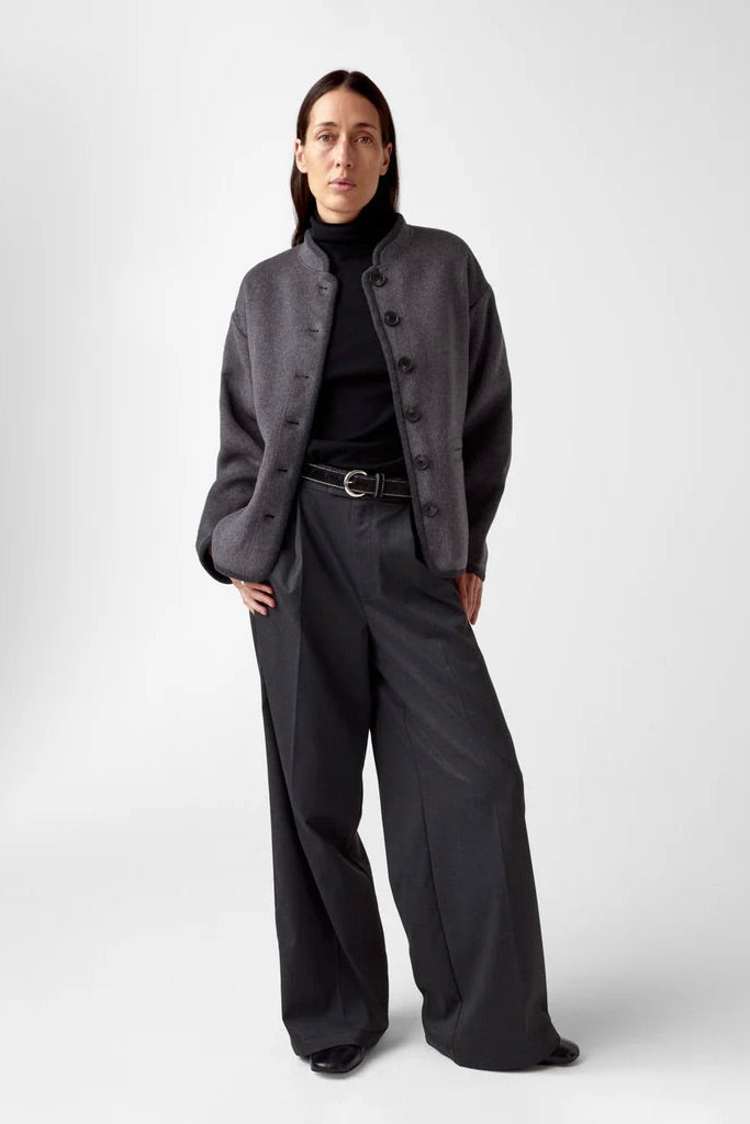 Roxette Wool Jacket Grey Melange