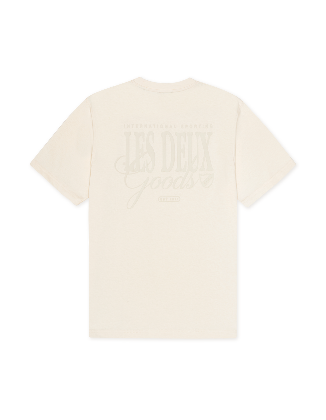 LES DEUX Ben Goods T-Shirt Eggnog White - Dale