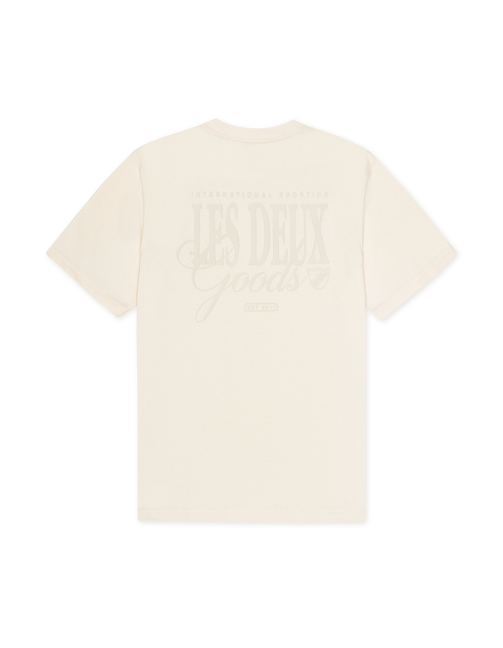 LES DEUX Ben Goods T-Shirt Eggnog White - Dale