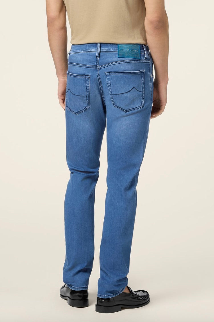 JACOB COHEN Nick 5 pkt Slim Fit Pants Medium Blue - Dale