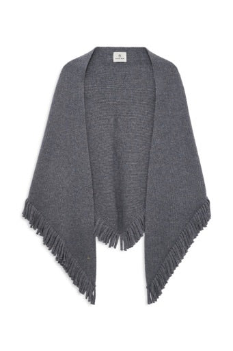 ANINE BING Taon Scarf Fringes Heather Grey - Dale