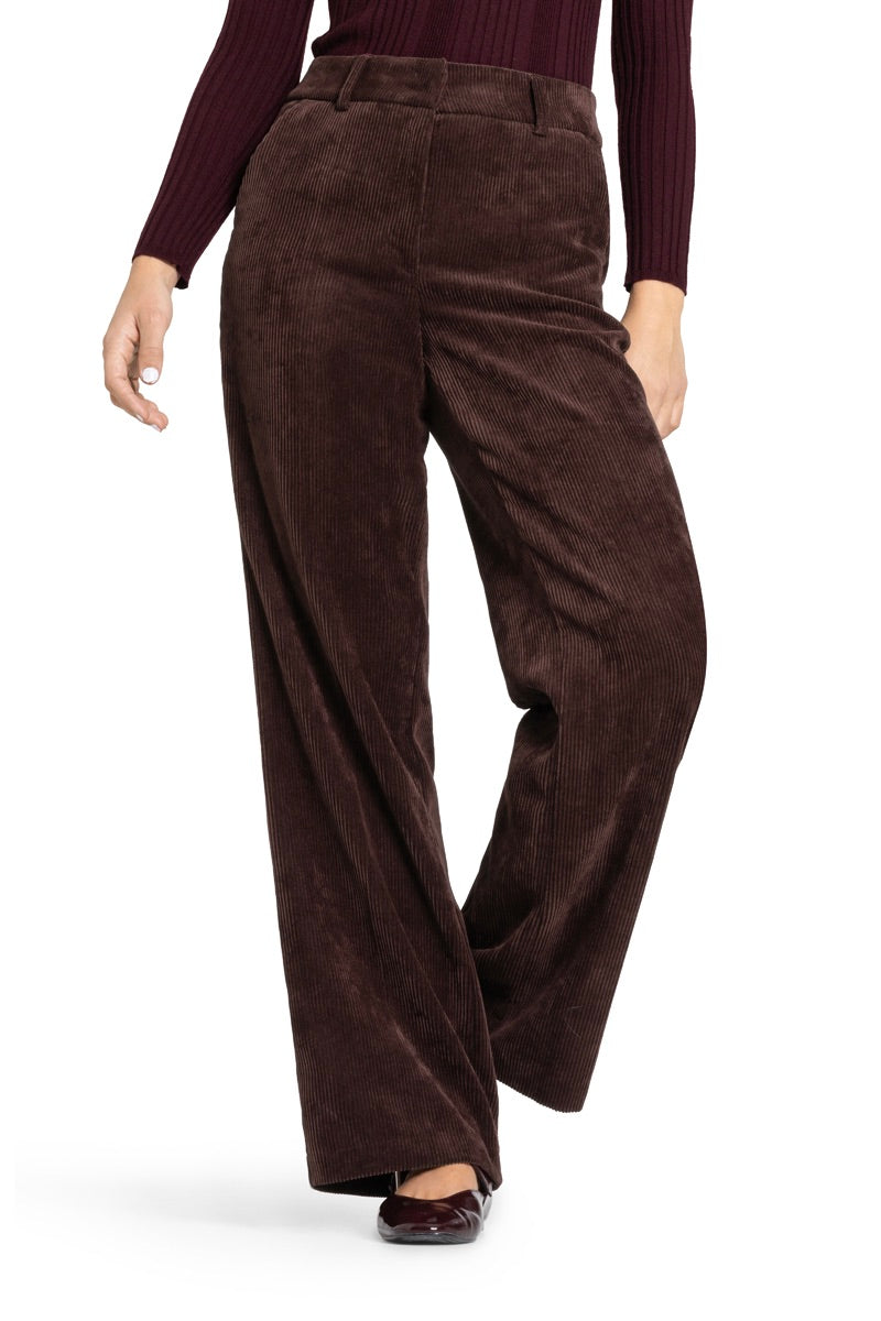 CAMBIO Amelie Corduroy Pants Coffee - Dale