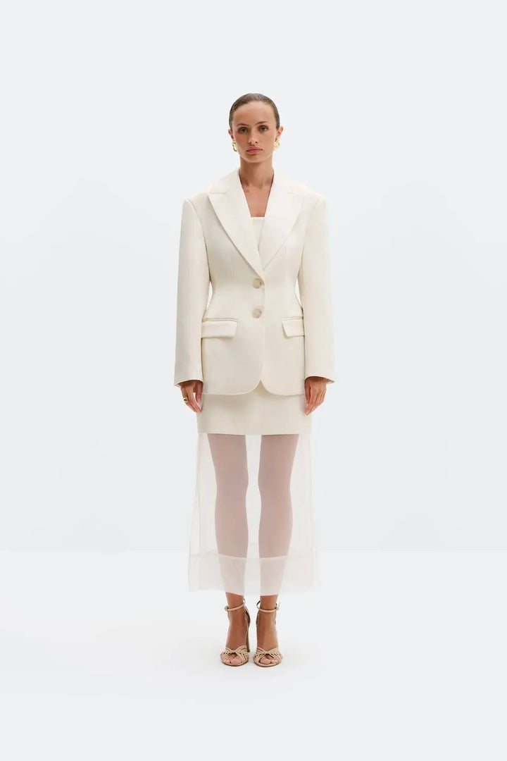 MALINA Lucine Midi Skirt Vanilla - Dale