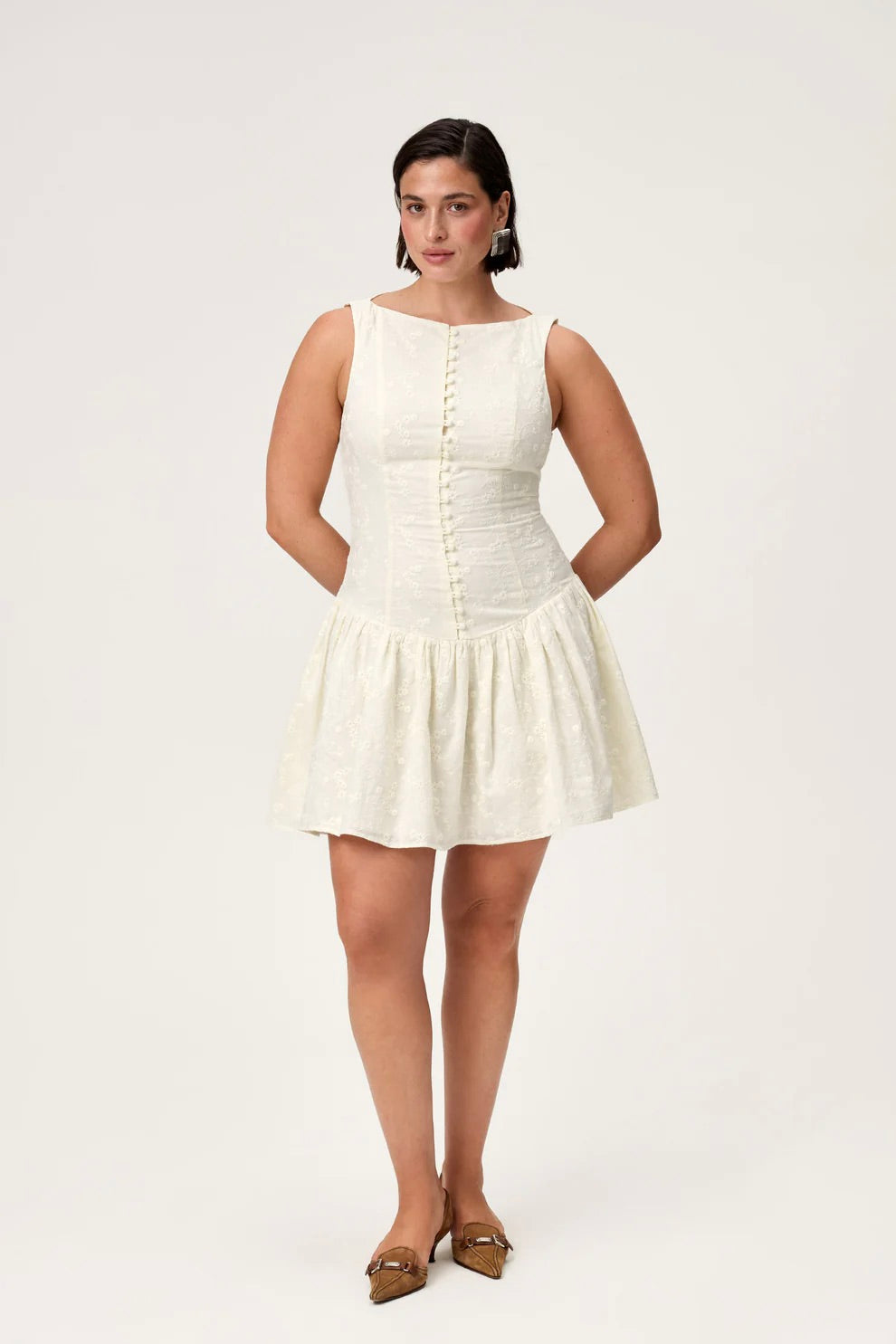 Sevilla Mini Dress  Light Yellow
