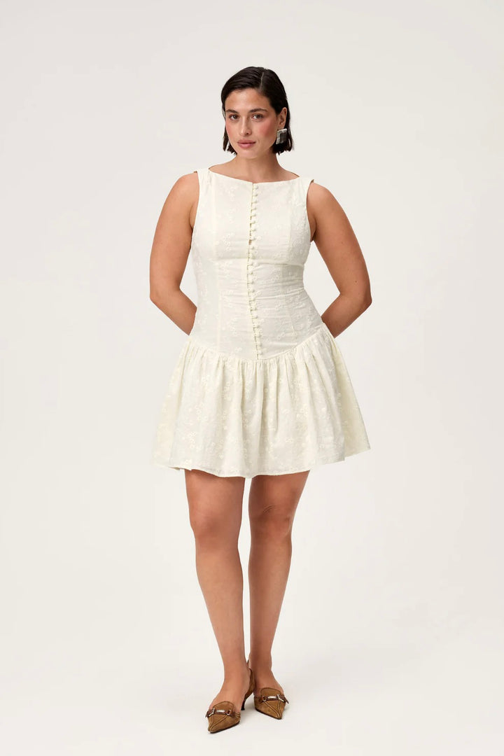 Sevilla Mini Dress  Light Yellow