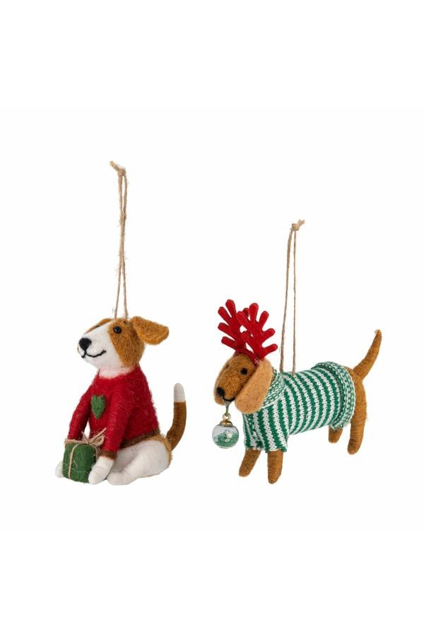Monty Ornament Set of 2 Multi