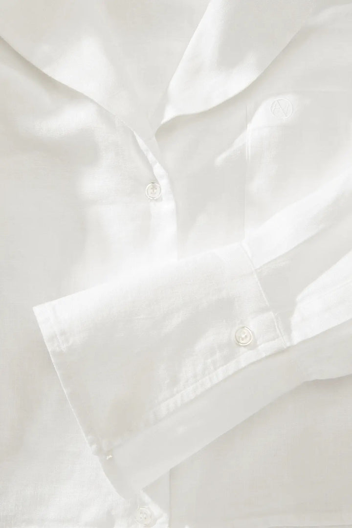 Linen Sailor Shirt White