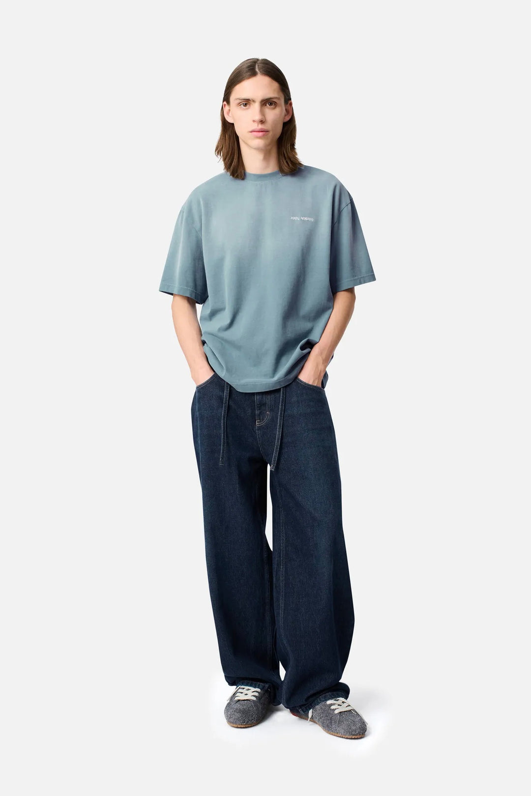 AXEL ARIGATO Gradient T-Shirt Dusty Blue - Dale