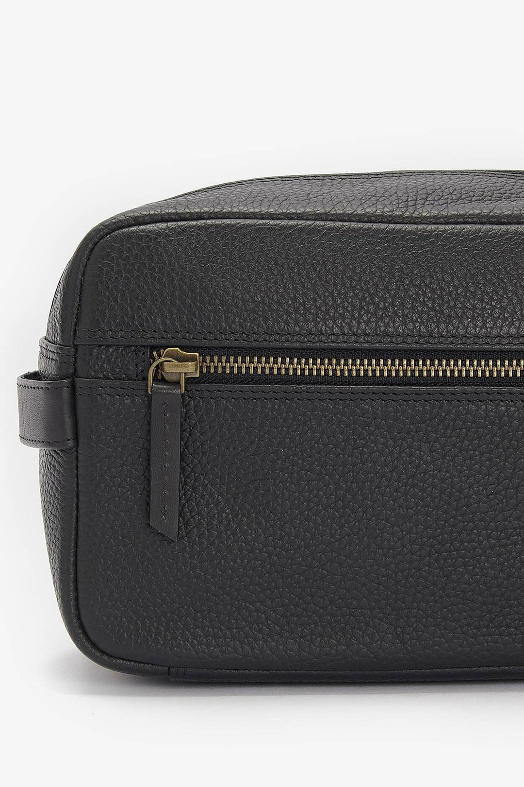 BARBOUR High Leather Washbag Black - Dale