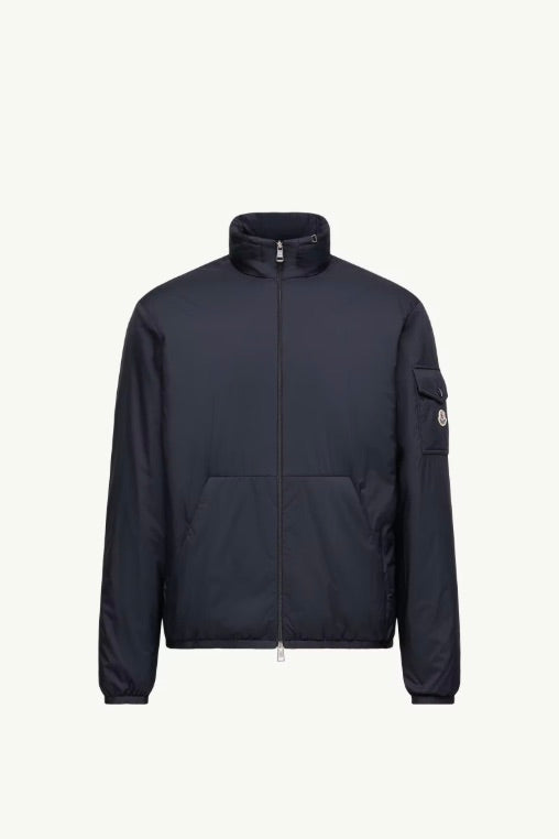 MONCLER Breezes Short Padded Jacket Navy Blue - Dale