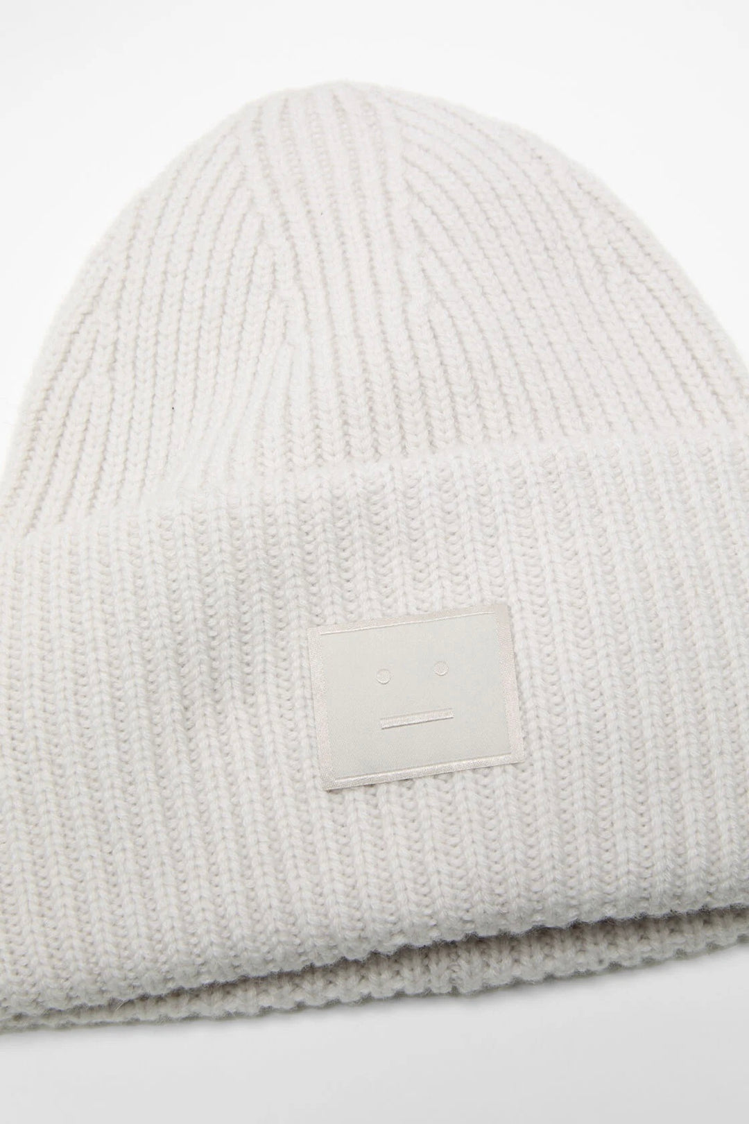 Large Face Logo Yak Beanie Light Grey