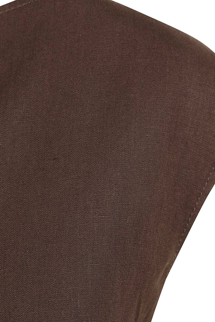 Colimbo Linen Top Coffee