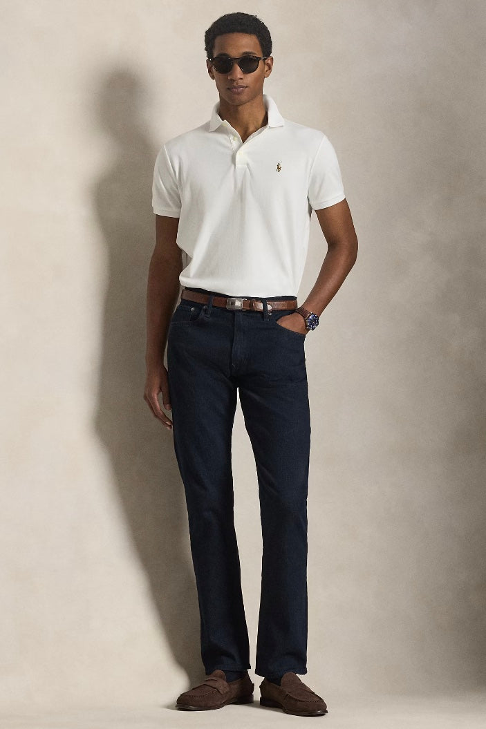 POLO RALPH LAUREN SLIM FIT PIMA POLO WHITE - Dale