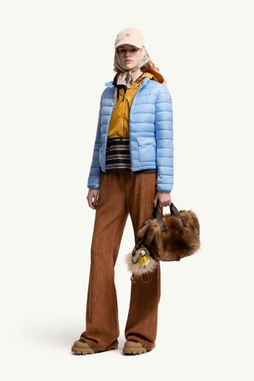Lans Packable Short Down Jacket Pastel Blue