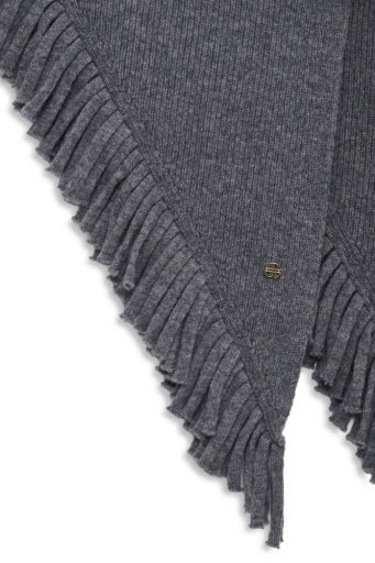 ANINE BING Taon Scarf Fringes Heather Grey - Dale