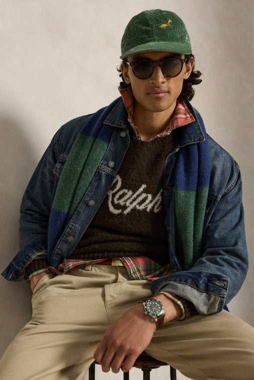 The Ralph Logo Jumper Brown Combo