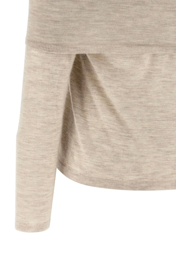 Lightweight Cashmere Sweater Beige