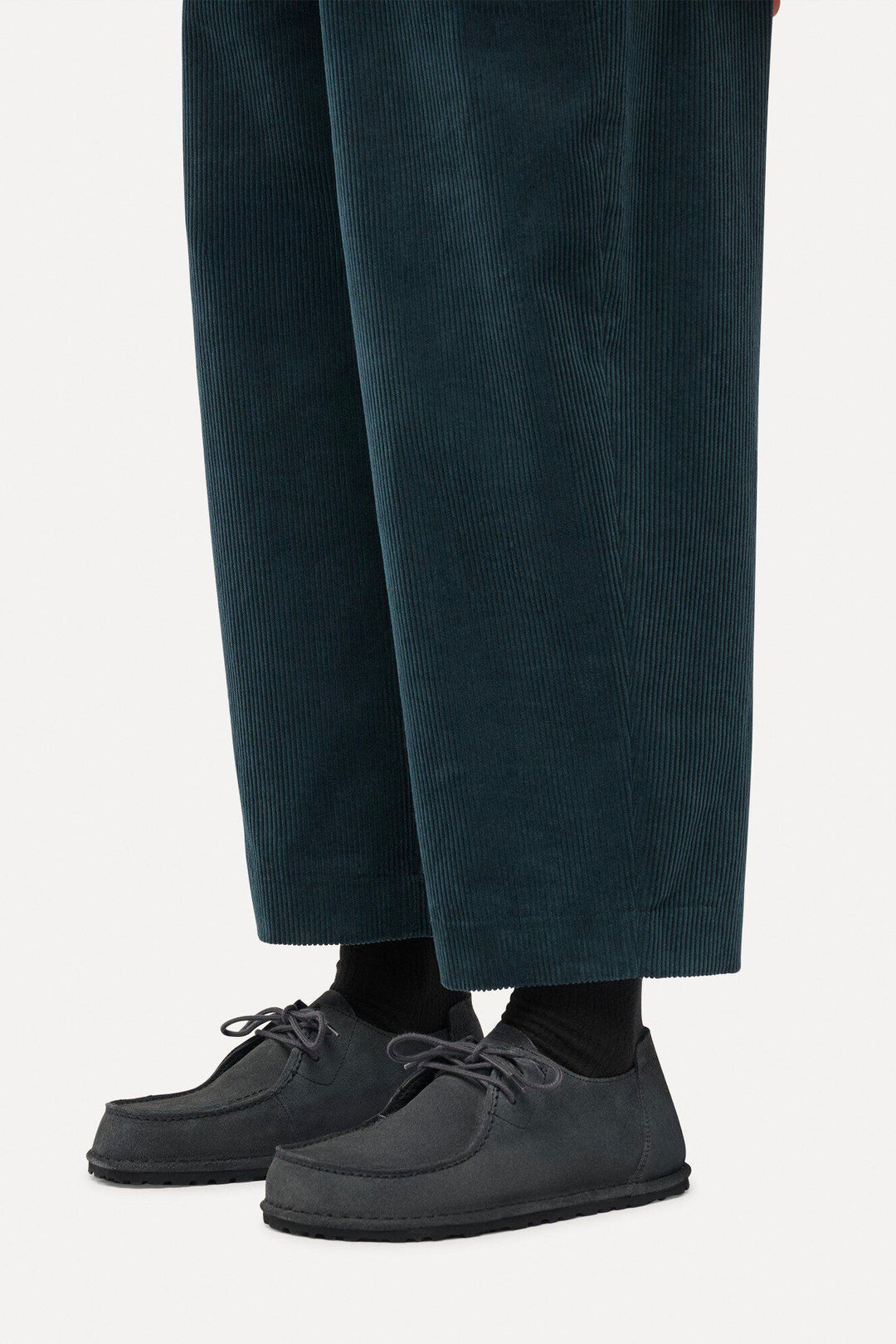 Utti Lace Suede Leather Herre Charcoal