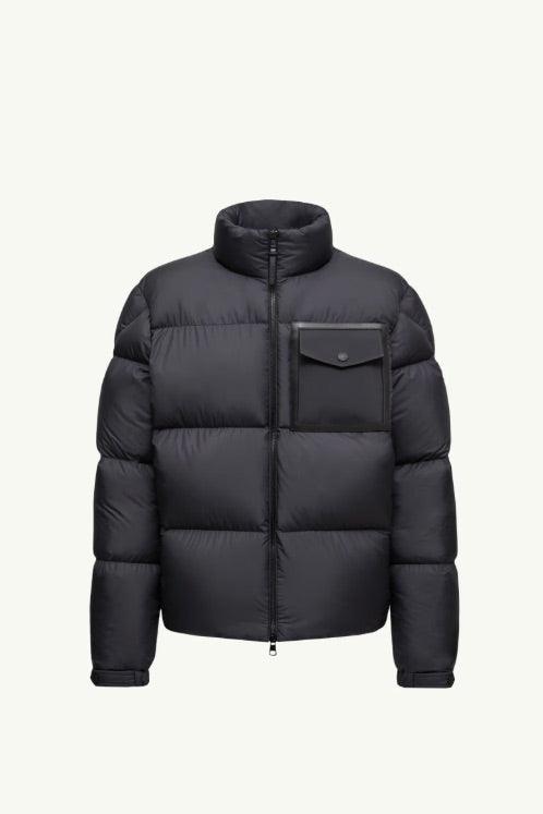 Chinon Square-Quilted Short Down Jacket