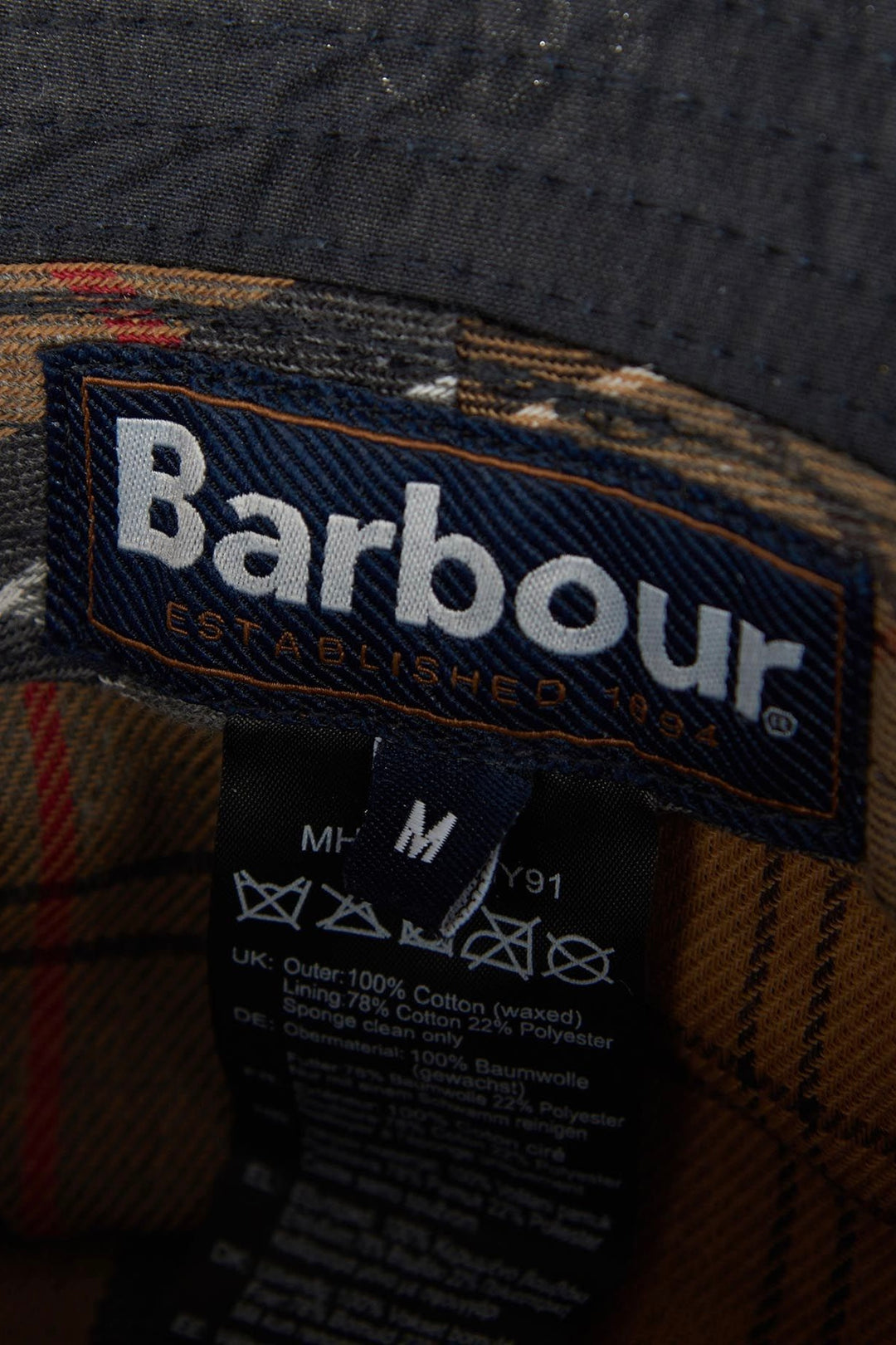 BARBOUR Wax Sports Hat Navy - Dale