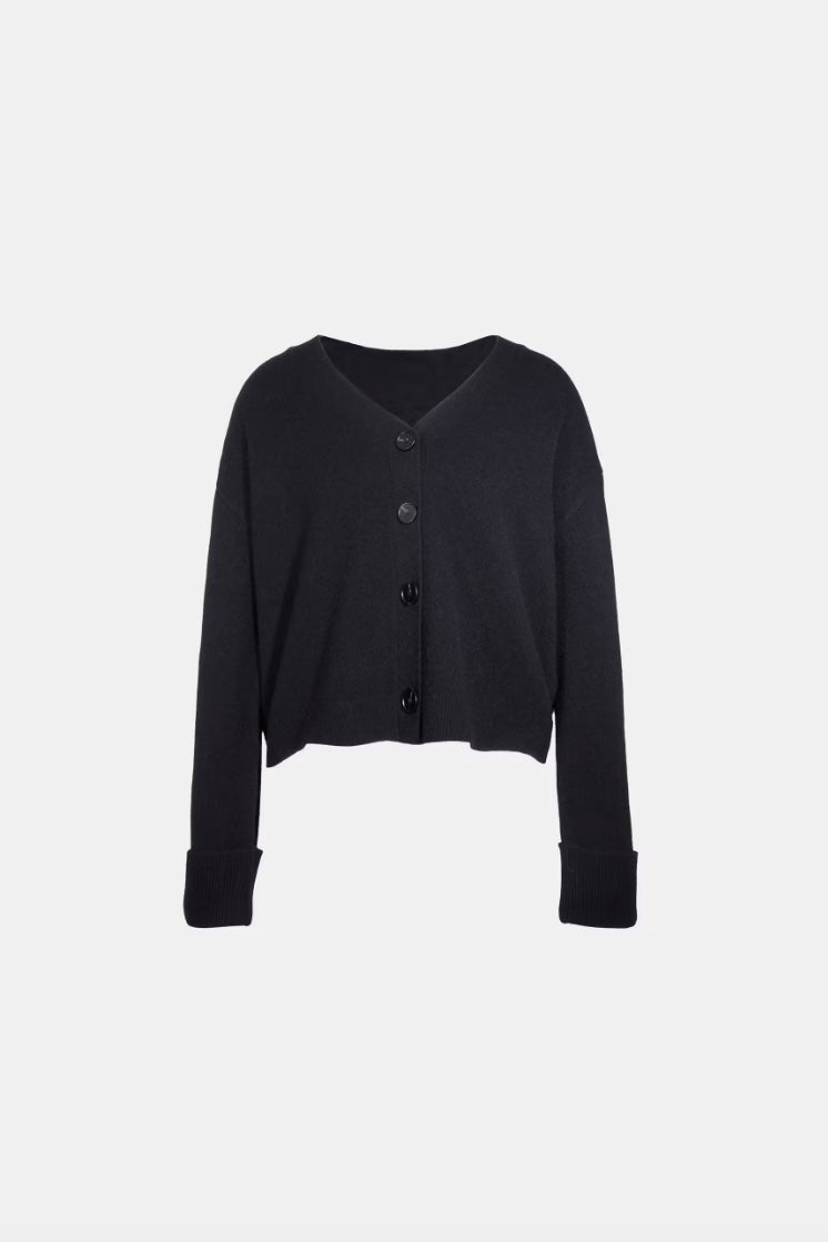 Aria Knit Cardigan Black