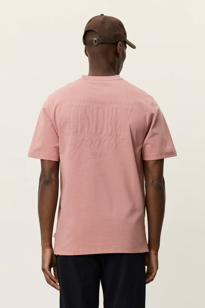 LES DEUX Ben Goods T-Shirt Ash Rose Pink - Dale